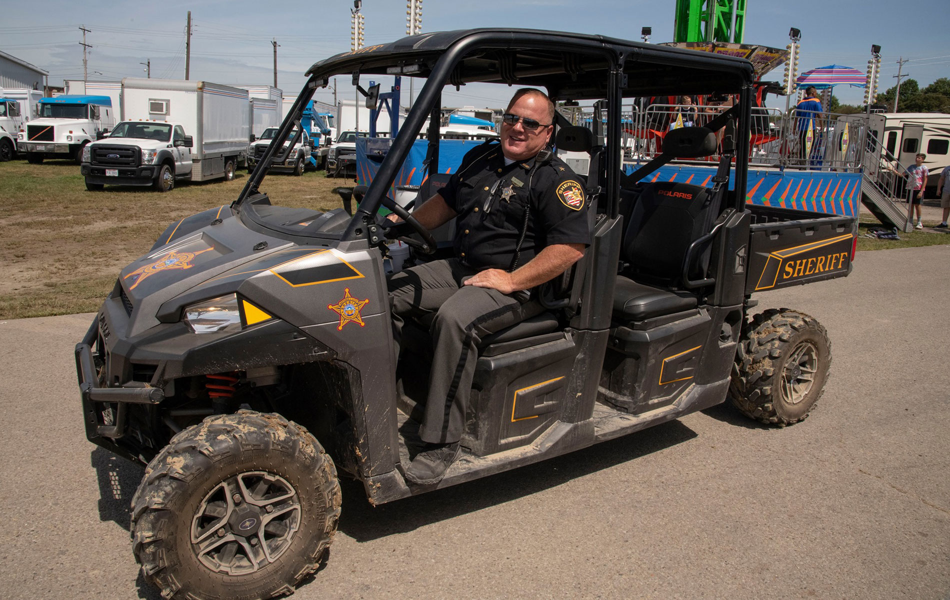 Sheriff Matt Lutz At The 2019 Muskingum County Fair